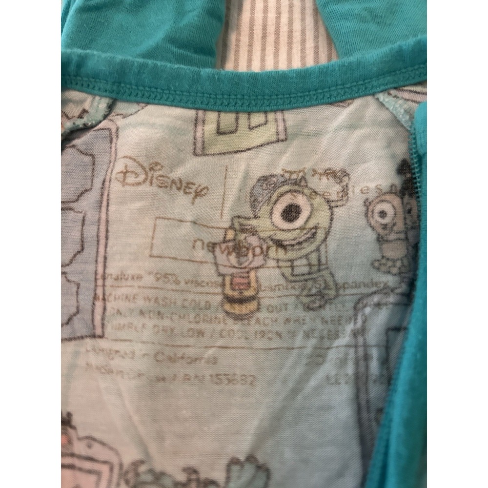 Little Sleepies Zippy Newborn Monsters Inc Scream Team Disney Bamboo Long Sleeve - Picture 6 of 10